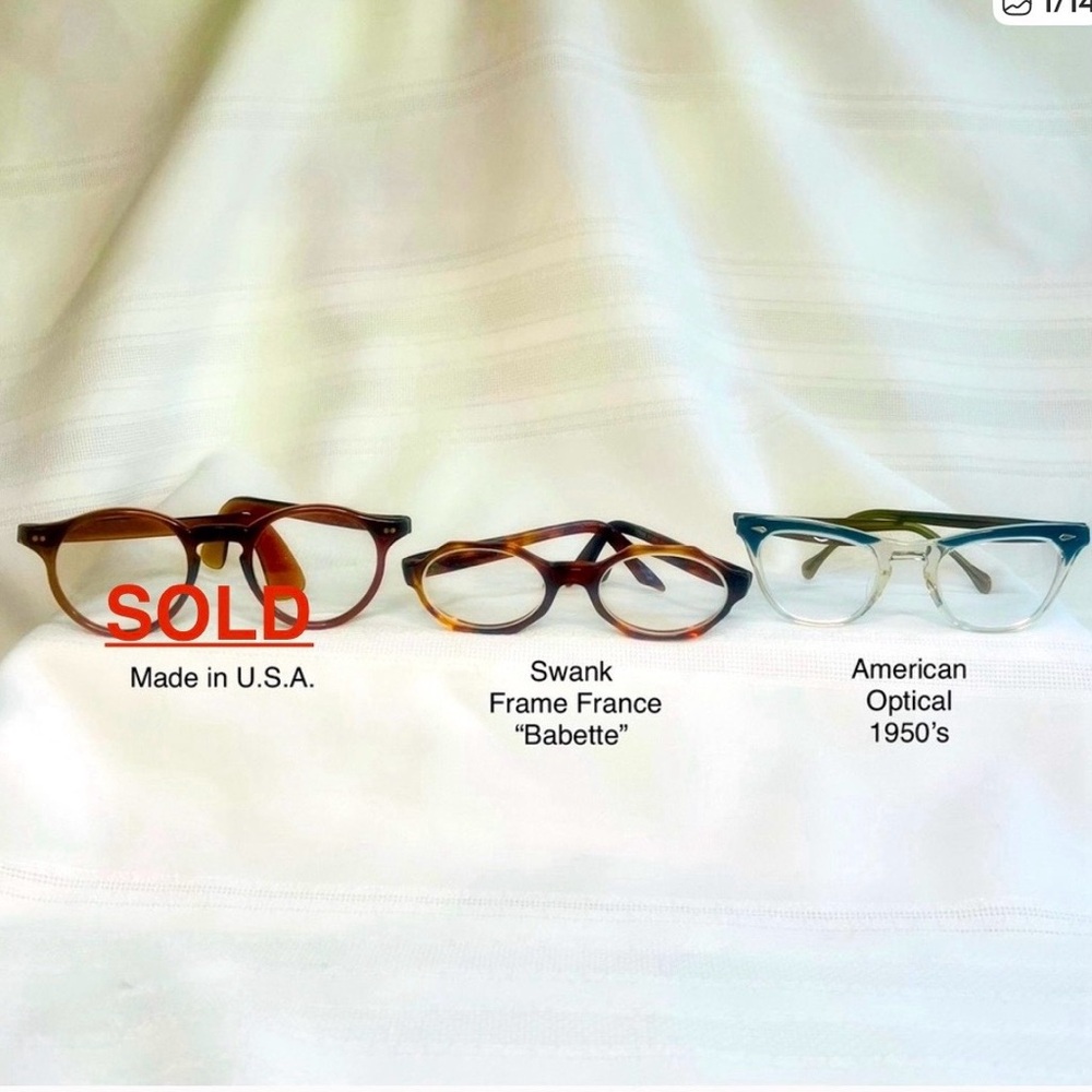 VTG Frames‎ Duo Swank, American Optical EUC